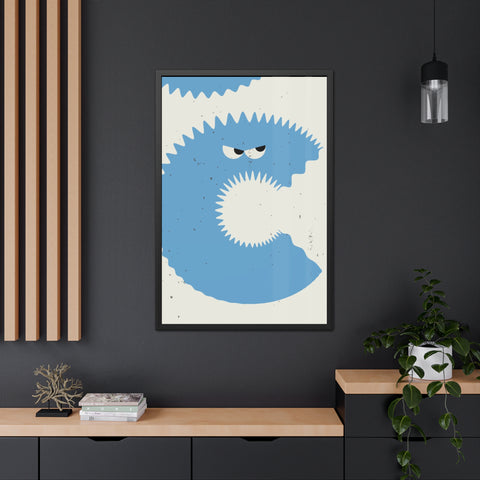 Lettermon C - Whimsical Framed Posters – Unique Wall Art for Fun Spaces