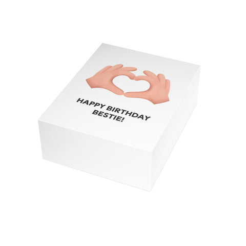 Happy Birthday Bestie! Greeting Card — Birthday Greeting Card - Illustrated, Funny, Snarky, Modern