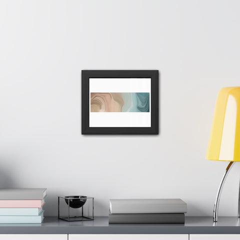 Rock Formation 1 - Abstract Wave Framed Poster | Modern Home Decor | Serenity & Style