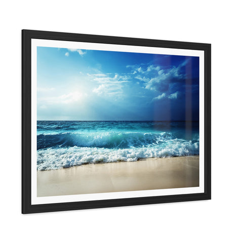 Coastal Lightshift - Framed Poster - Ocean View Wall Art for Beach Lovers