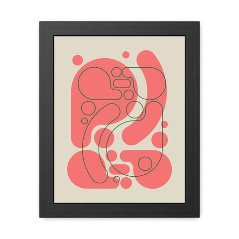 Kinta 4 - Abstract Line Art Framed Posters - Modern Home Decor
