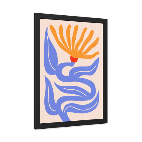 Marinda 4 - Vibrant Floral Framed Poster | Modern Art Decor for Home & Office