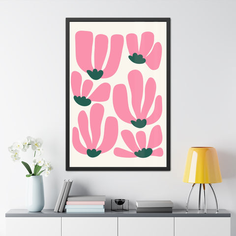 Natural Formation 2 - Vibrant Floral Framed Poster Art | Modern Home Décor | Gift for Plant Lovers