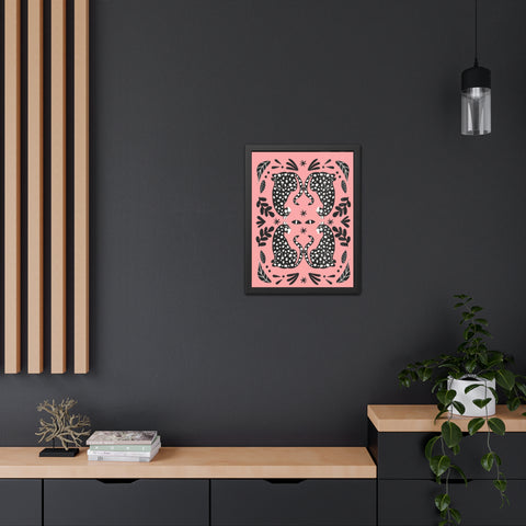 Mirror 2 - Stylish Framed Animal Print Poster - Modern Home Decor