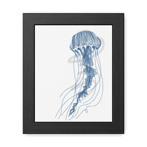 Marine Life 3 - Coastal Crab Framed Poster - Nautical Wall Art for Ocean Lovers, Beach Decor