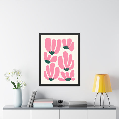 Natural Formation 2 - Vibrant Floral Framed Poster Art | Modern Home Décor | Gift for Plant Lovers
