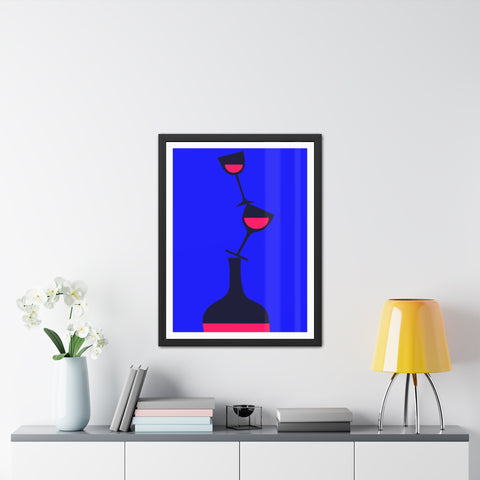 Wine Country 10 - Chic Wine-Themed Framed Poster | Modern Art for Wine Lovers