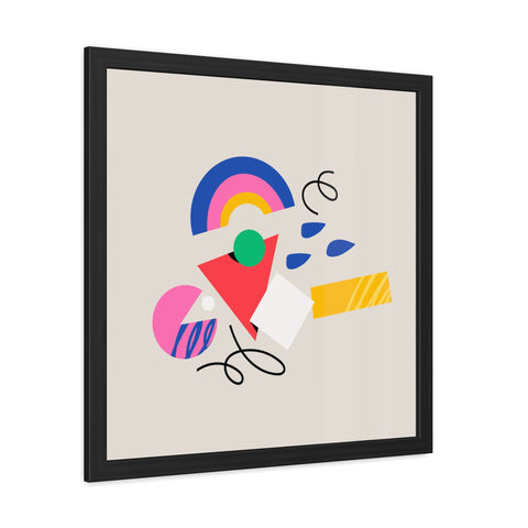 Cluster 3 - Abstract Framed Poster Art - Modern Decor for Home & Office