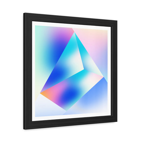 Prisma 2 - Abstract Crystal Framed Poster - Modern Wall Art for Home Decor