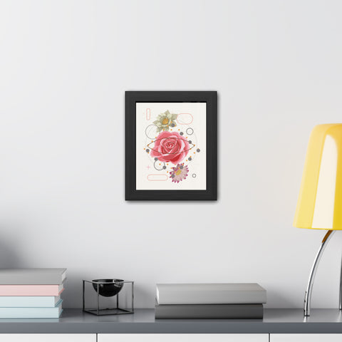 Lavish 2 - Boho Floral Framed Poster - Modern Home Aesthetic Decoration