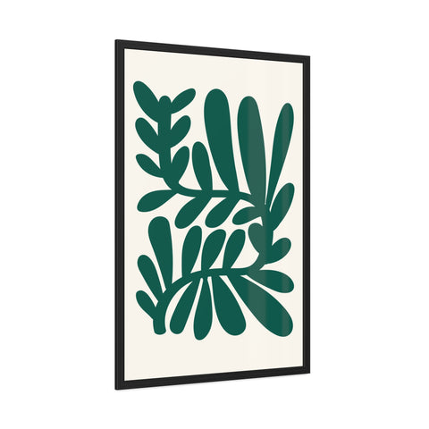 Natural Formation 14 -Botanical Framed Poster - Modern Leaf Wall Art Decor for Home & Office
