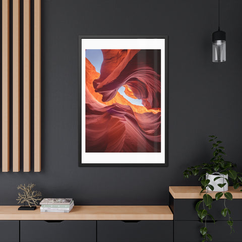 The Gorge - Desert Canyon Framed Poster - Stunning Wall Art for Home Decor