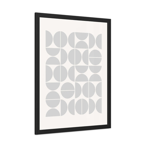 Crown 1 - Minimalist Geometric Framed Poster - Modern Wall Art for Home Decor
