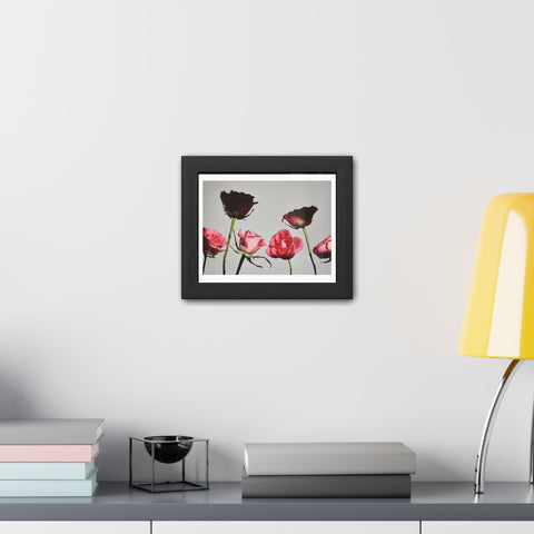 Roses - Elegant Floral Framed Poster | Romantic Home Decor