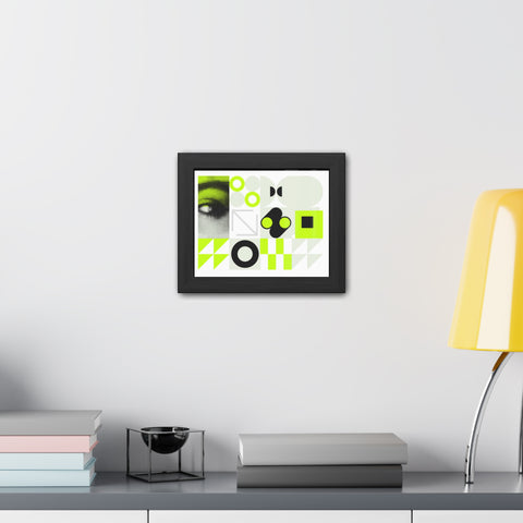 Modern Geometric Framed Poster Art – Eye-Catching Home Decor