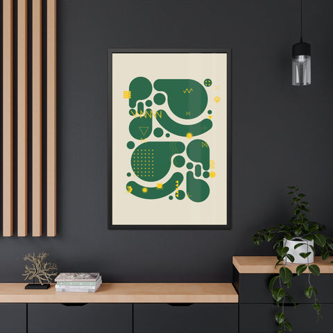 Kinta 5 - Modern Abstract Framed Poster for Stylish Home Decor