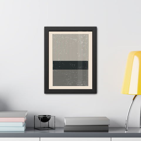 Ink Stamp 5b - Minimalist Framed Poster – Modern Wall Art for Home Decor