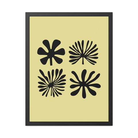 Lotus - Botanical Framed Poster - Modern Wall Art