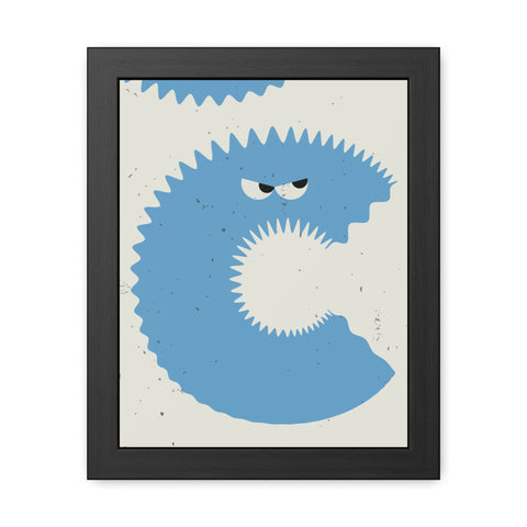 Lettermon C - Whimsical Framed Posters – Unique Wall Art for Fun Spaces
