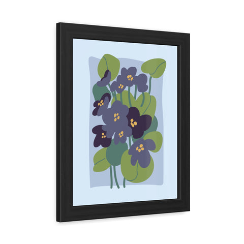 Flowers 4 - Botanical Framed Poster - Floral Art Print for Home Décor
