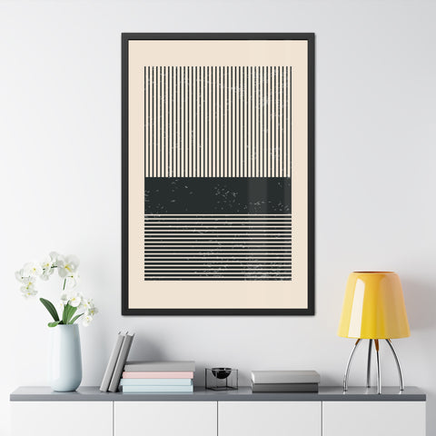 Ink Stamp 5b - Minimalist Framed Poster – Modern Wall Art for Home Decor