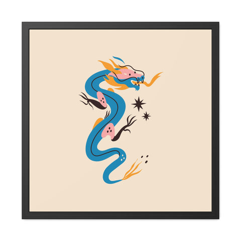 Dragon 2 - Vibrant Dragon Art Framed Posters for Home Décor