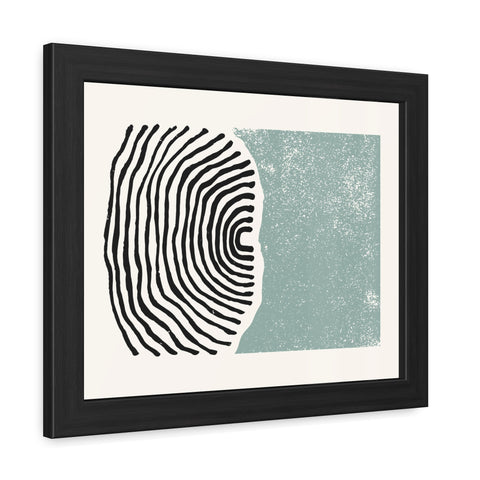 Ink Stamp 5 - Abstract Framed Art Print - Modern Vibes for Home Décor