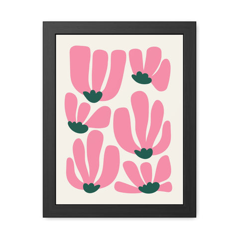 Natural Formation 2 - Vibrant Floral Framed Poster Art | Modern Home Décor | Gift for Plant Lovers