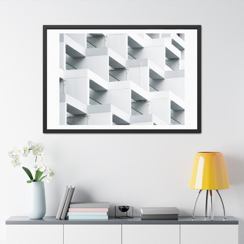 Blocks - Architecture - Framed Print