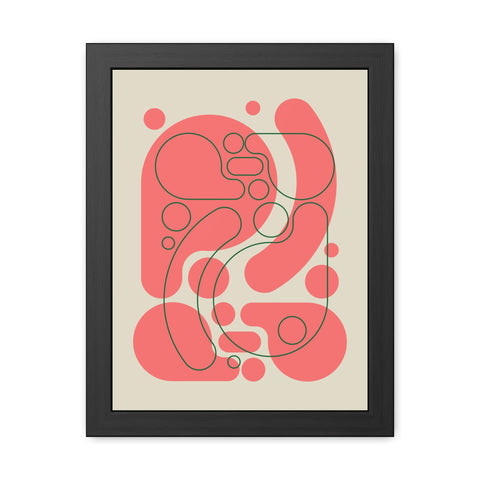 Kinta 4 - Abstract Line Art Framed Posters - Modern Home Decor