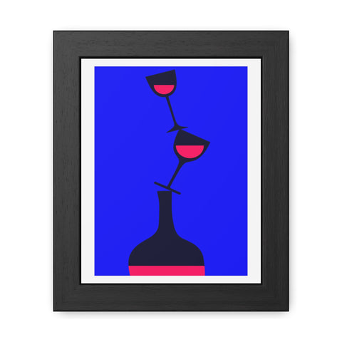 Wine Country 10 - Chic Wine-Themed Framed Poster | Modern Art for Wine Lovers
