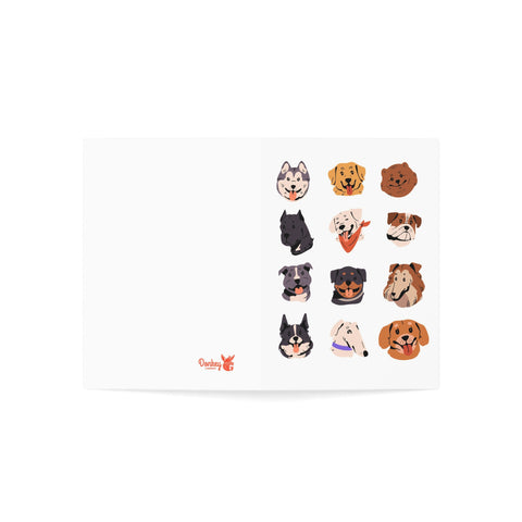 Dogs 3 - Greeting Card