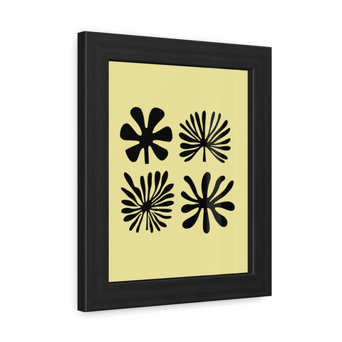 Lotus - Botanical Framed Poster - Modern Wall Art