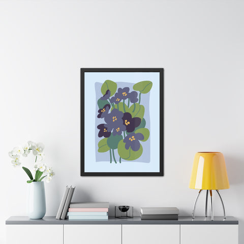 Flowers 4 - Botanical Framed Poster - Floral Art Print for Home Décor