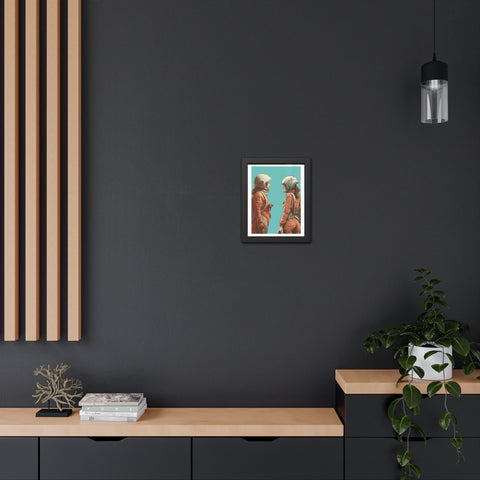 Astrum 4 - Astro Team Framed Poster - Inspirational Space Art for Home Decor
