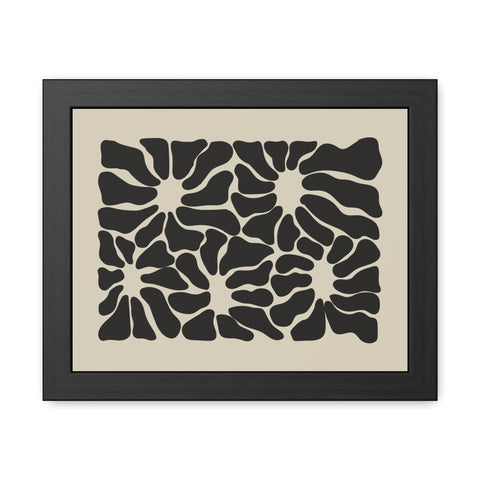 Melancholy 2 - Abstract Framed Poster - Modern Art Wall Decor for Minimalist Spaces