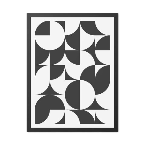 Gridline 3 - Modern Geometric Framed Posters - Stylish Wall Art for Minimalist Decor