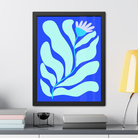 Italian Kitch 3 - Vibrant Floral Framed Poster - Modern Botanical Wall Art for Home Decor