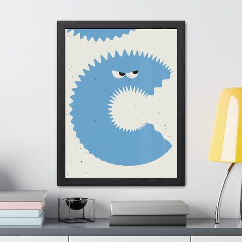 Lettermon C - Whimsical Framed Posters – Unique Wall Art for Fun Spaces