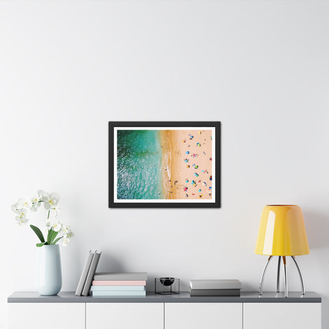 The Happening - Beach Day Framed Poster - Coastal Decor for Summer Vibes