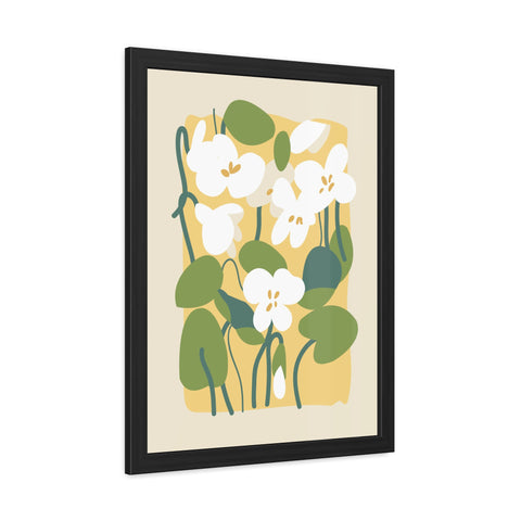 Flowers 1 - Botanical Framed Poster - Floral Wall Art for Home Decor, Perfect Gift for Nature Lovers