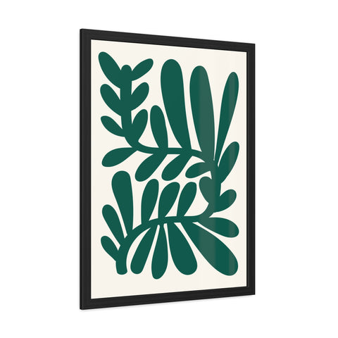 Natural Formation 14 -Botanical Framed Poster - Modern Leaf Wall Art Decor for Home & Office
