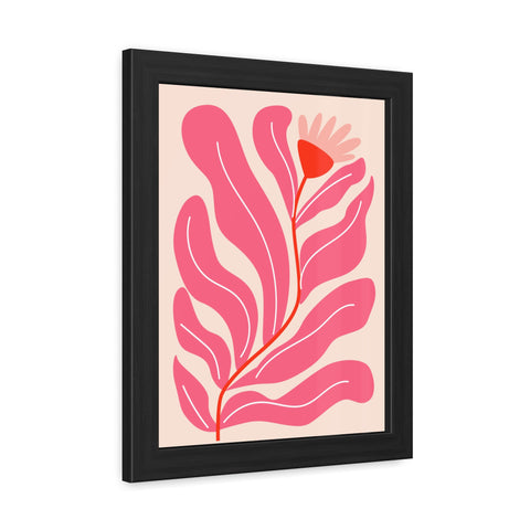 Marinda 6 - Vibrant Floral Framed Poster - Modern Wall Art Decor