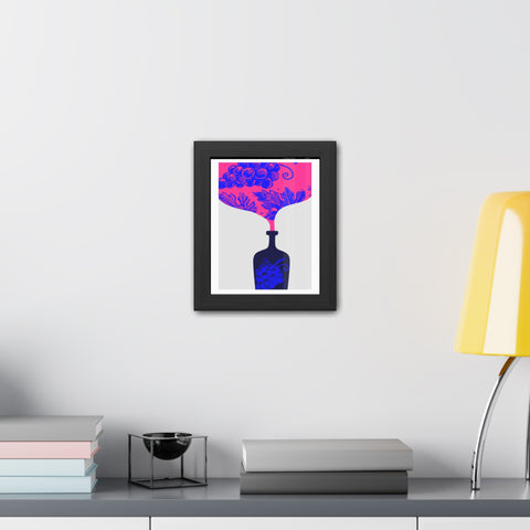 Wine Country 11 - Vibrant Wine-Themed Framed Poster for Home Decor