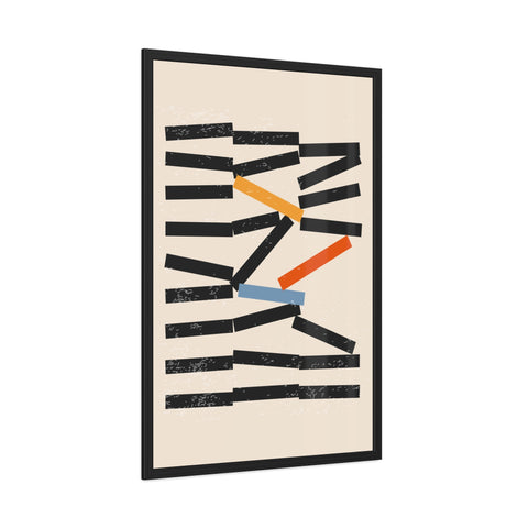 Jarrod 1 - Abstract Framed Poster - Modern Wall Art for Home Decor