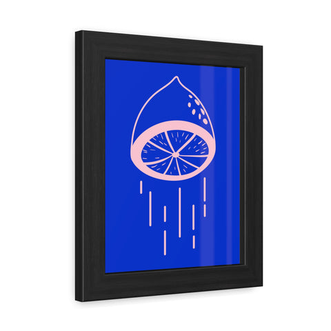 When life gives you lemons 4 - Lemon Drip Framed Poster | Vibrant Wall Art for Home Decor