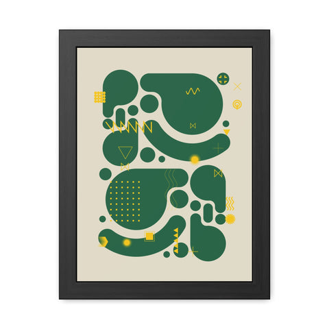 Kinta 5 - Modern Abstract Framed Poster for Stylish Home Decor