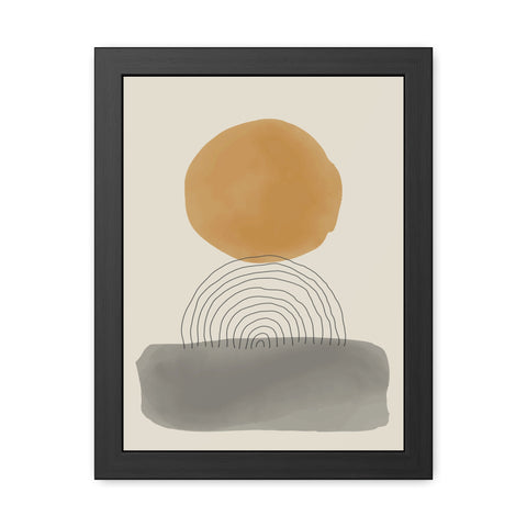 Watercolor Abstract 1 - Framed Print