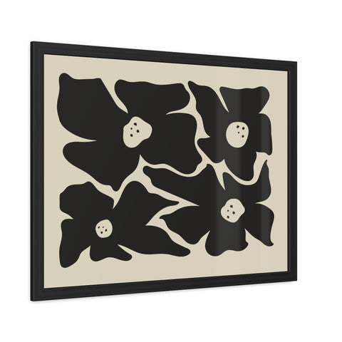 Melancholy 1 - Stylish Floral Framed Poster | Modern Home Decor | Art for Living Room & Bedroom