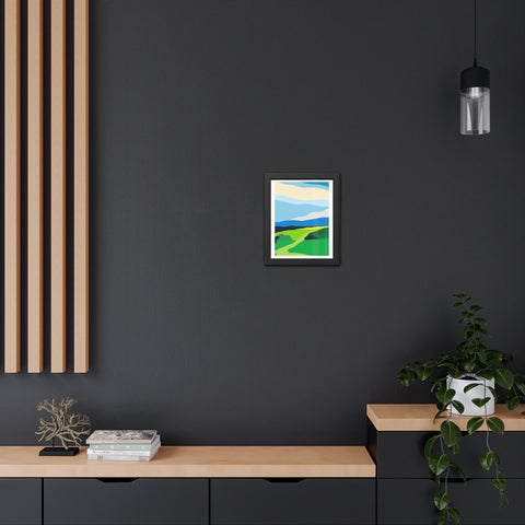 Scapes 2 - Vibrant Landscape Framed Poster - Modern Wall Art for Home Décor